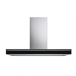 FALMEC Lumina NRS 90 – okap przyścienny, czarny, stal inox, technologia NRS