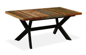 Industrialny stół z drewna mango F9-S32
