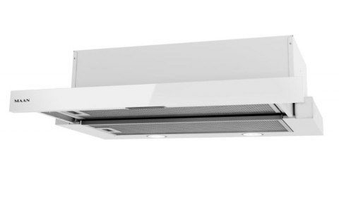 MAAN CORONA TOUCH 60 CM – teleskopowy okap, dotykowe sterowanie, biały