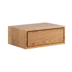 Szafka nocna dębowa wisząca dąb olejowany Adria – naturalne drewno, elegancki styl