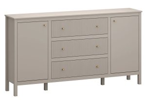Nowoczesna duża komoda w kolorze taupe – Envilo 4X