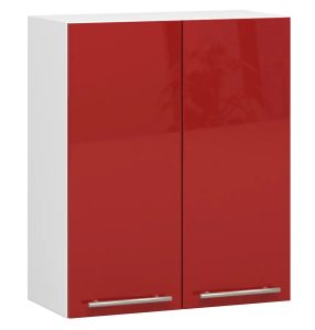 Szafka kuchenna wisząca w kolorze czerwonym – Poli 13X