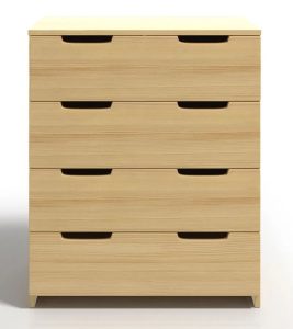 Komoda drewniana z szufladami Lilis 5X – 4 kolory