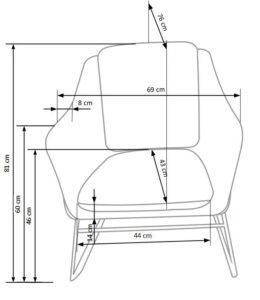 Sofa dwuosobowa Morra 4X – wyjątkowy design, popielaty, wysokiej jakości tkanina Alcantar Pro