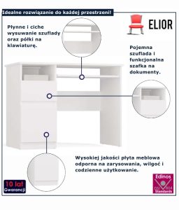 Biurko lewostronne B3-D55