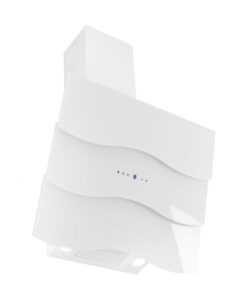 TOFLESZ OK-6 FALA okap kominowy – wyciąg/pochłaniacz, biały, 60cm, szkło hartowane