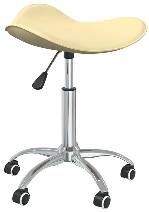 Kremowy regulowany taboret  E3-T49