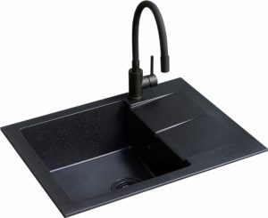 BERG ZESTAW BLACK ZLEWOZMYWAK ZHB1411A 1,0 MOC 590X500 ONYX + BATERIA FLEX
