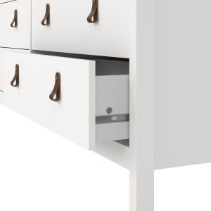 Komoda z szufladami biała mat 159 cm Madrid – stylowy design, funkcjonalność, trwałość