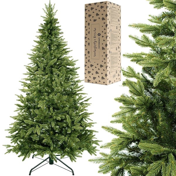 Choinka sztuczna premium 180 cm świerk naturalny