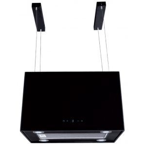 Toflesz  SANDY MAXI GLASS 61CM CZARNE SZKŁO OKAP WYSPOWY NA LINKACH  850m3/h Użyj kodu 23TOF05 i płać mniej