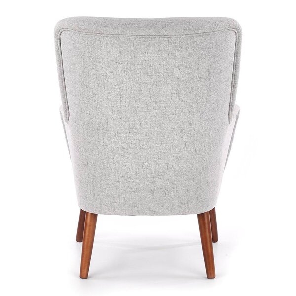 Fotel wypoczynkowy tapicerowany szary Bishop – elegancki design, komfort, trwały materiał