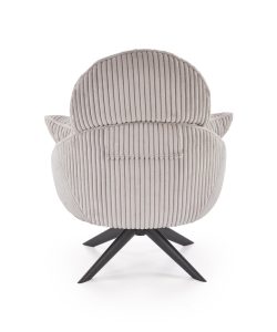 Fotel wypoczynkowy tapicerowany cappuccino Merry 2 – komfortowy, elegancki, nowoczesny, materiał tapicerski