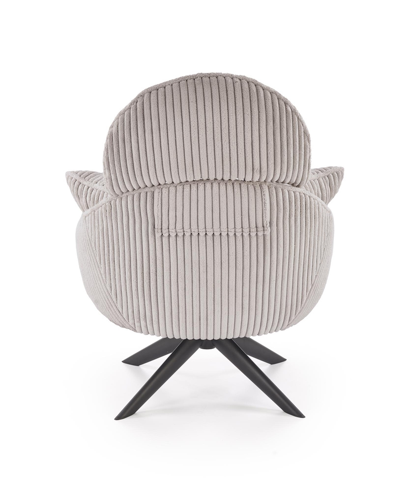 Fotel wypoczynkowy tapicerowany cappuccino Merry 2 – komfortowy, elegancki, nowoczesny, materiał tapicerski