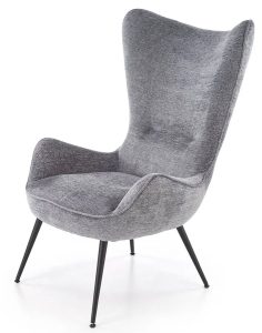 Nowoczesny szary fotel S1-K81