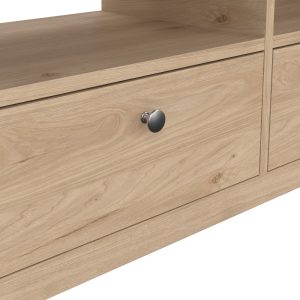 Szafka RTV jackson hickory mat 151 cm Madrid – elegancki design, hickory, matowe wykończenie