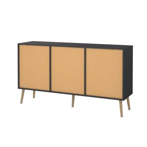 Komoda z szufladami i drzwiami szara mat 147 cm Bodo – nowoczesny design, praktyczne rozwiązania, wysoka jakość wykonania
