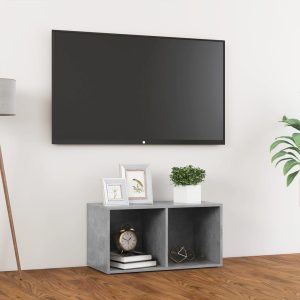 vidaXL Szafka pod TV, szarość betonu, 72x35x36,5 cm