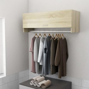 vidaXL Szafka, dąb sonoma, 100×32,5×35 cm, materiał drewnopochodny