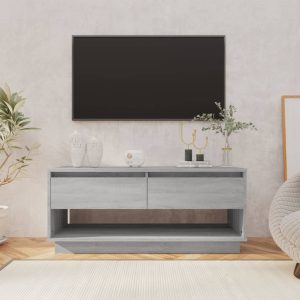 vidaXL Szafka pod TV, szary dąb sonoma 102x41x44 cm