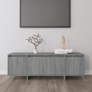 vidaXL Szafka pod TV, szary dąb sonoma, 120x30x40,5 cm