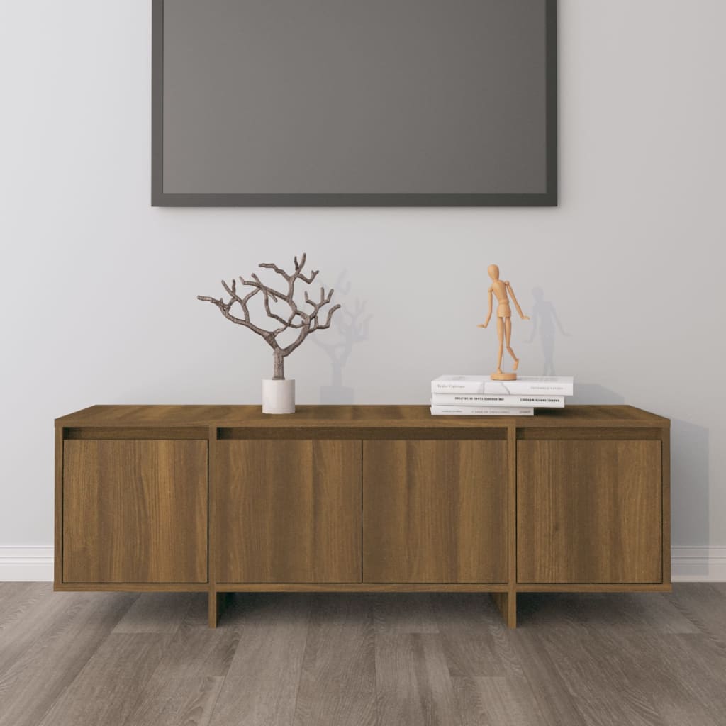 vidaXL Szafka pod telewizor, brązowy dąb, 120x30x40,5 cm