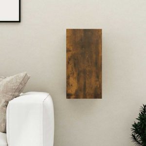 vidaXL Szafka pod telewizor, przydymiony dąb, 30,5x30x60 cm