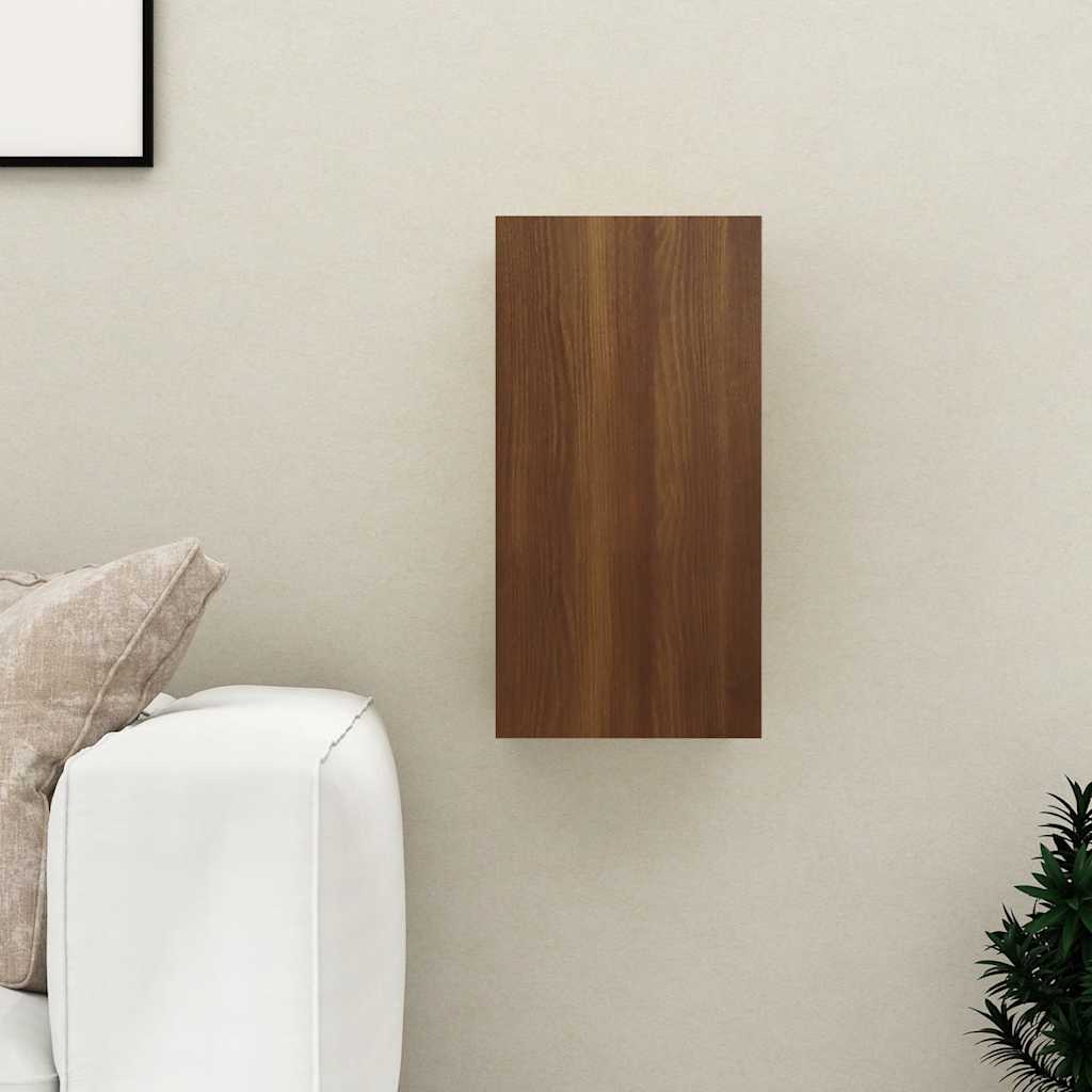 vidaXL Szafka pod telewizor, brązowy dąb, 30,5x30x60 cm