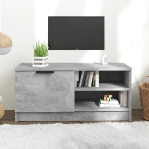 vidaXL Szafka pod TV, szarość betonu, 80x35x36,5 cm