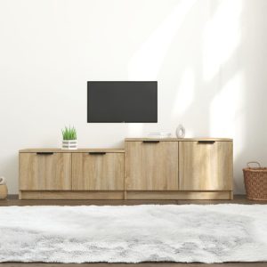 vidaXL Szafka pod telewizor, dąb sonoma, 158,5x36x45 cm