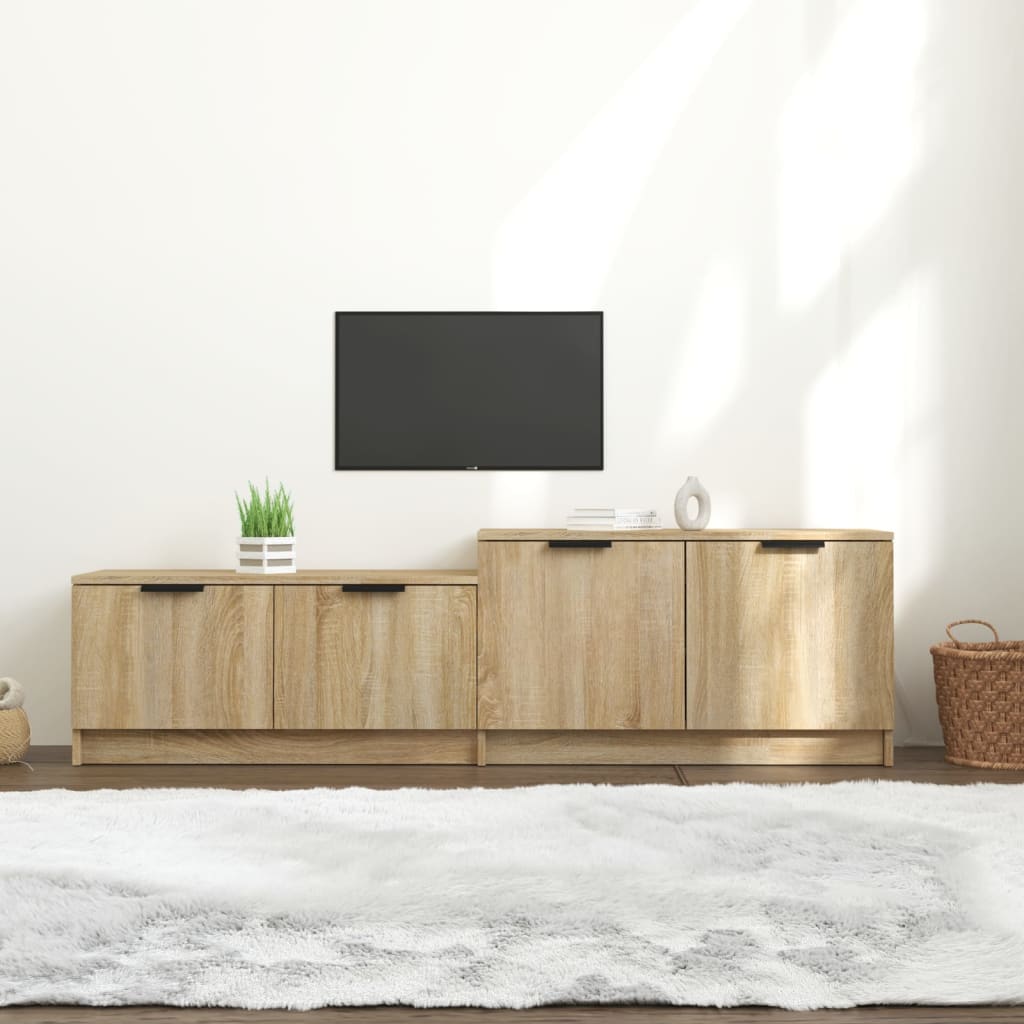 vidaXL Szafka pod telewizor, dąb sonoma, 158,5x36x45 cm