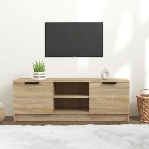 vidaXL Szafka pod telewizor, dąb sonoma, 102x35x36,5 cm