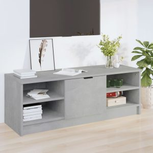 vidaXL Szafka pod TV, szarość betonu, 102×35,5×36,5 cm