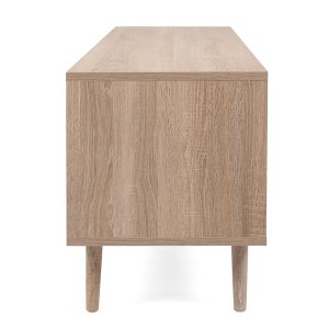 Szafka RTV dąb sonoma mat 150 cm Bali – nowoczesny design, funkcjonalność, naturalny materiał