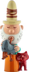 Figurka świąteczna Eolo – elegancki dekor, kolorowy, 20 cm, ceramika