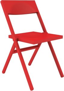 Krzesło Piana czerwone – nowoczesny design, wygodne siedzisko, trwały materiał