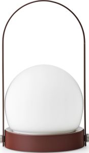 Lampa bezprzewodowa Carrie czerwona – mobilność, nowoczesny design, jasne oświetlenie