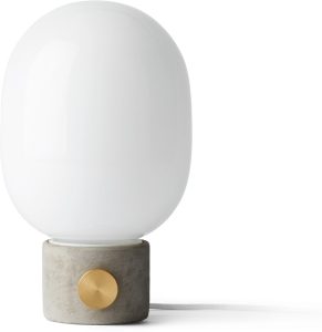Lampa stołowa JWDA betonowa podstawa z mosiężnym włącznikiem – nowoczesny design, uniwersalne zastosowanie, elegancki wygląd