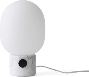 Lampa stołowa JWDA biała marmurowa podstawa – elegancki design, funkcjonalność, nowoczesny styl