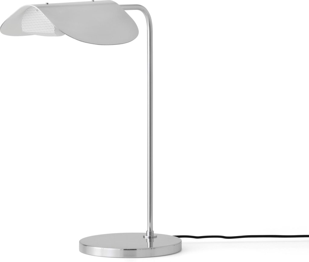 Lampa stołowa Wing – elegancki design, ciepłe światło, materiał metalowy