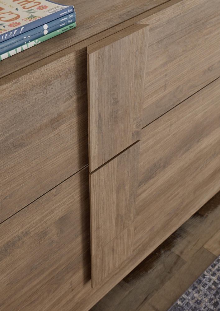 Szafka RTV dąb mercure 182 cm Sorelle – elegancki design, przestronność, naturalne drewno