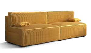 Żółta rozkładana sofa K5-L02