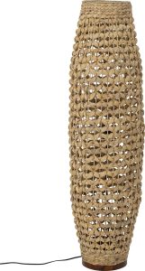 Lampa stojąca Izolde 110 cm z hiacyntu wodnego – elegancki design, naturalne materiały, wysokość 110 cm