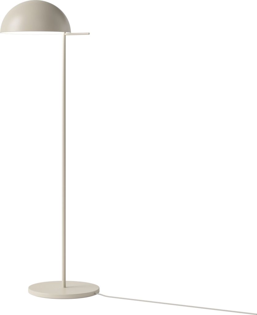 Lampa podłogowa Aluna kremowa – elegancki design, nowoczesny styl, materiał wysokiej jakości