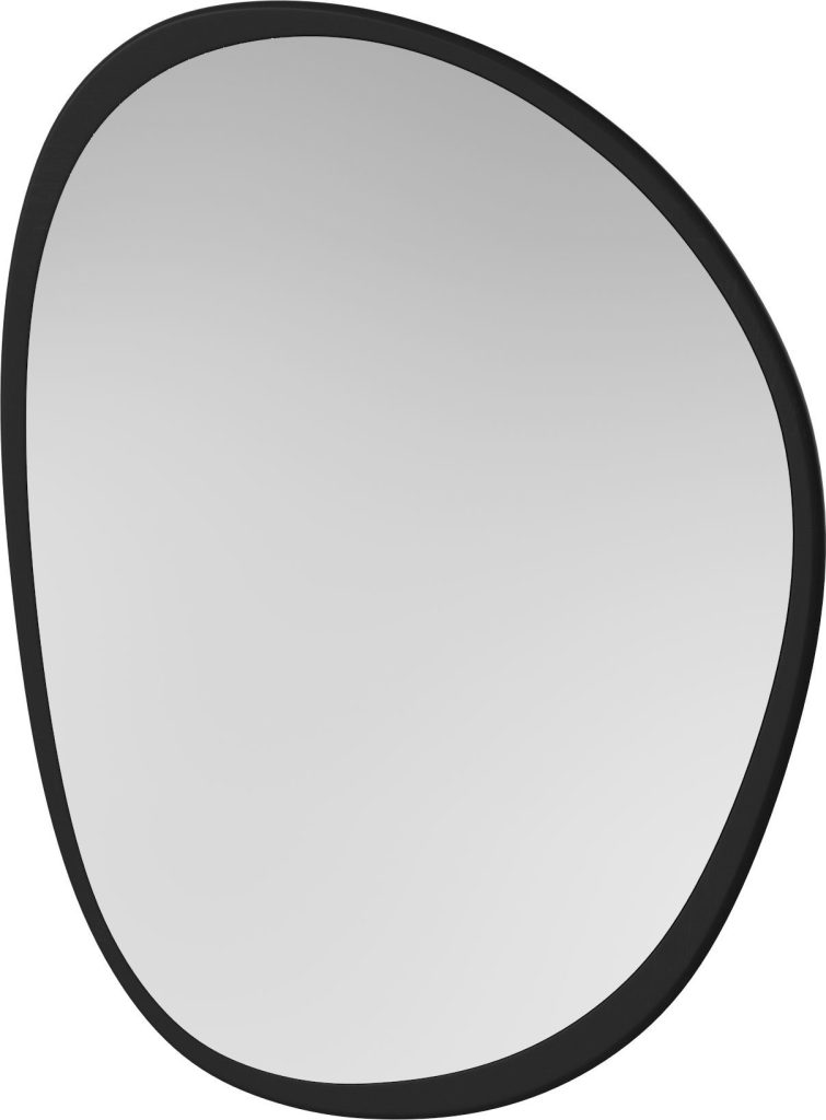 Lustro ścienne Elope 88,5 x 71 cm czarny dąb – elegancki design, funkcjonalność, trwałe materiały