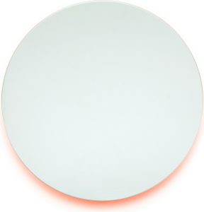 Lustro ścienne Moonlight 45 cm pomarańczowe – elegancka forma, nowoczesny design, idealne do każdego wnętrza