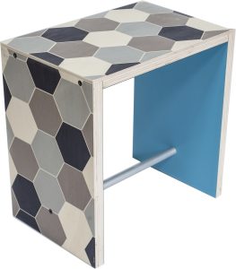 Stołek Nordico Verace Esagoni – nowoczesny design, wygoda siedzenia, styl skandynawski, materiał drewniany