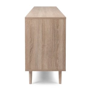Komoda z szufladami i drzwiami dąb sonoma mat 180 cm Bali – elegancki styl, funkcjonalność, pojemność