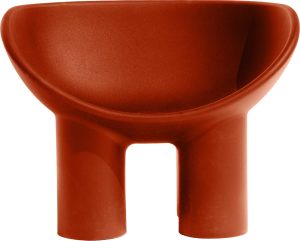Fotel Roly Poly czerwony – nowoczesny design, wygoda użytkowania, wysokiej jakości materiał