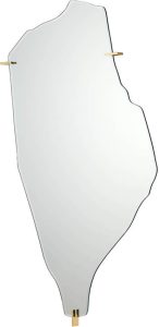Lustro ścienne Archipelago 96 x 144 cm – elegancki design, nowoczesny styl, duży rozmiar